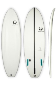 Appletree-Klokhouse Noseless White Line Surfboard Directionnelle