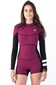 Hurley-ADVANT 2/2 Springsuit LS Backzip Women Wetsuit