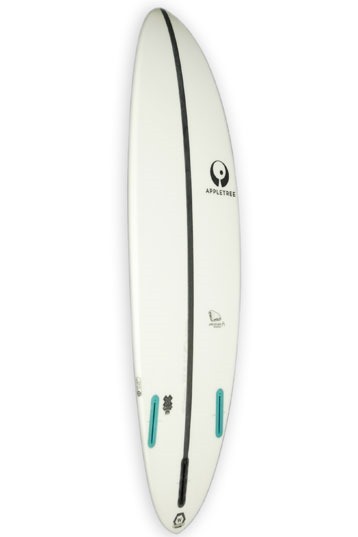 Appletree-Appleflap Noseless White Line Surfboard Directionnelle