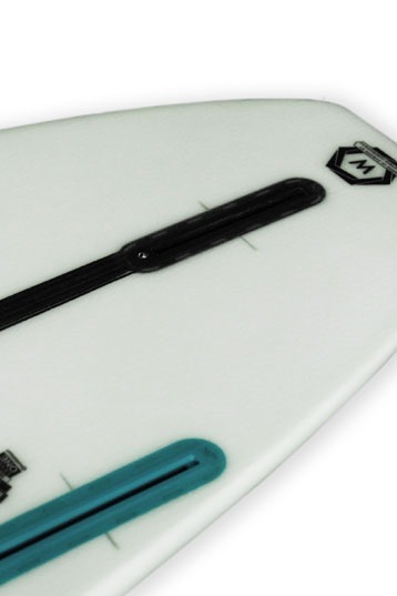 Appletree-Klokhouse Noseless White Line Surfboard Directionnelle