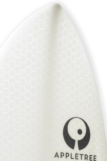 Appletree-Klokhouse Noseless White Line Surfboard Directionnelle