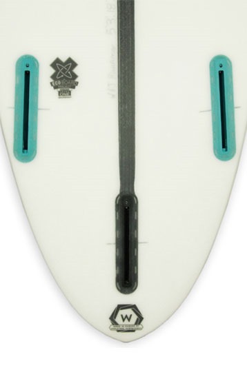 Appletree-Appleflap Noseless White Line Surfboard Directionnelle