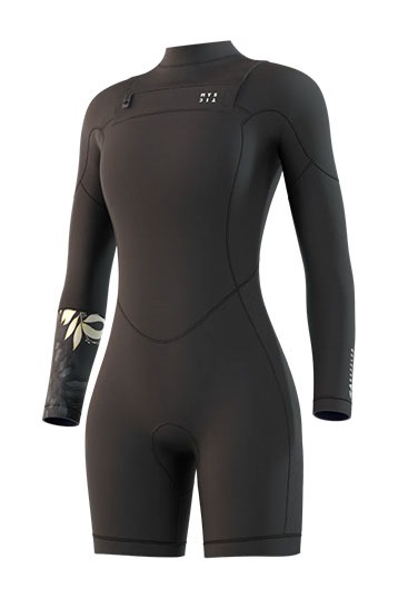 Mystic-Dazzled Longarm Shorty 3/2 Frontzip Wetsuit