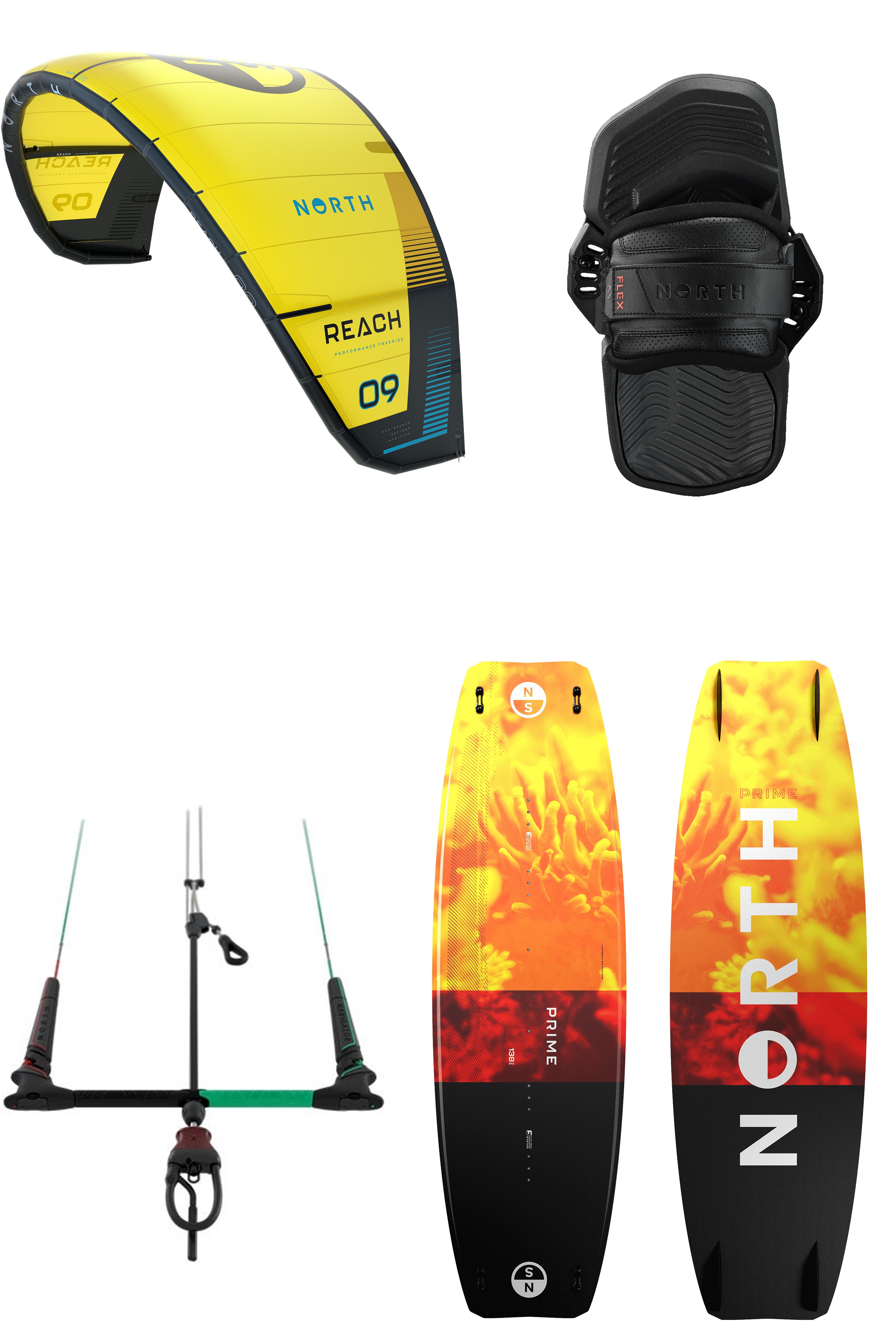 North-Reach 2024 + Prime Pack de Kitesurf